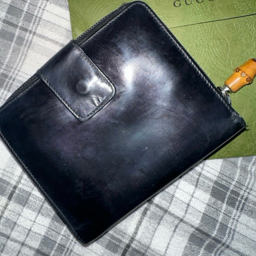 Gucci Vintage Patent Leather Wallet